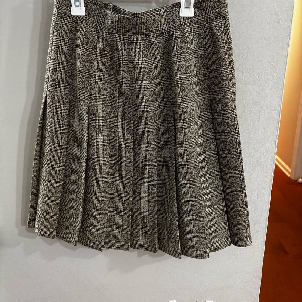 Toni Garment Vintage Classic Plaid Pleated Skirt Size 10 - Picture 2 of 5